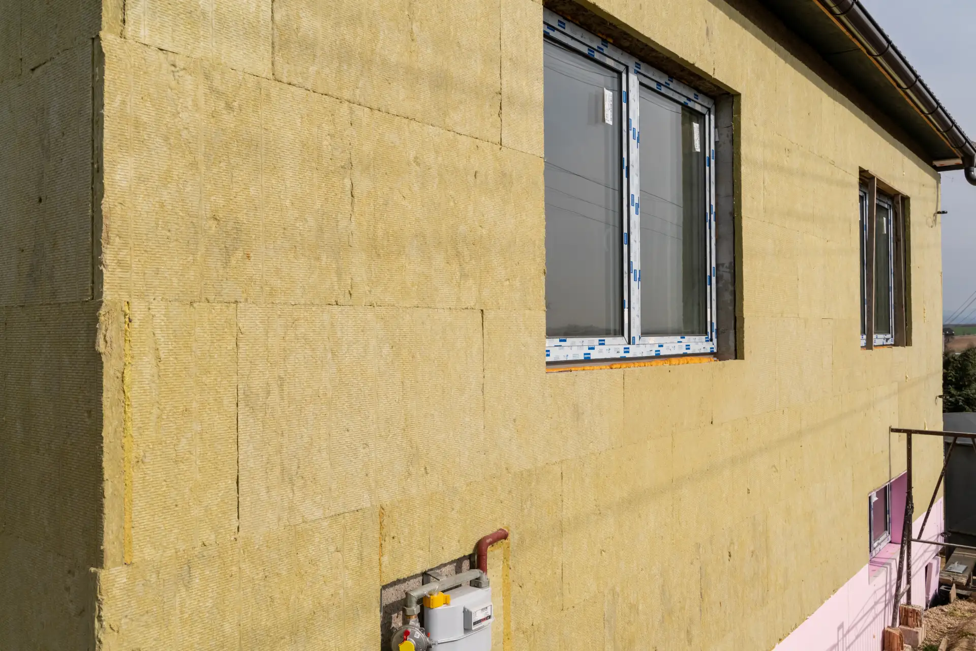 Isolation thermique sur mur extérieur